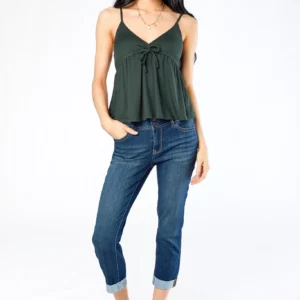 Wallflower Rosalie Wash Insta-Soft Ultra Mid-Rise Crop Jeans